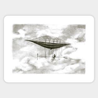 pasenger airship Sticker